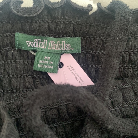 Summer lounge dress, black, brand: wild fable, size XS - Picture 6 of 7